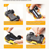 Engineering Car Track - Konstruierbare Rennstrecke mit Mini-Engineering Cars für Kinder