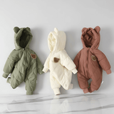 CuddleWear – Warmer Babyoverall mit Fleecefutter und leicht zu bedienendem Reißverschluss für Herbst und Winter