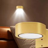 LINA - 2er-Pack LED-Wandleuchten in Schwarz & Gold mit 13 Farbmodi, magnetische Halterung & Fernbedienung