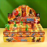 RotBox - 24 Italienische Mindrot Charaktere Schlüsselanhänger & Sammlerfiguren in Mystery Box