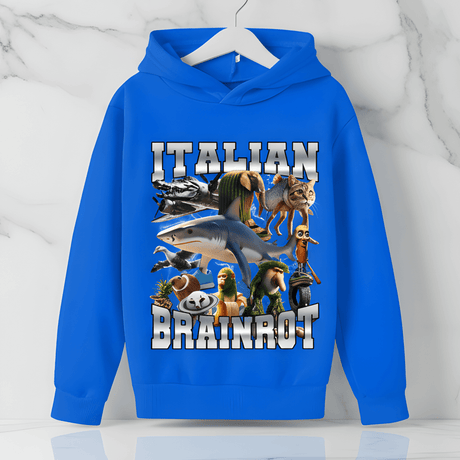 GiggleWear - Hoodie mit italienischen Mindrot-Figuren für Kinder & Erwachsene