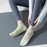 EaseMotion - Atmungsaktive, rutschfeste Yoga-Socken mit weichem Griff & Ventilierender Komfort