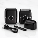 TrimPro - Tragbarer Elektrorasierer mit 4-Klingen-System & Waschbares Design für Körper und Gesicht