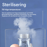 BabyFlow - Anti-Colic Glas-Babyflasche mit weichem Silikon-Sauger & Kontrolliertes Flow Design