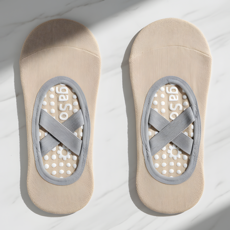 GripFlow - Rutschfeste Yoga- und Pilates-Socken mit atmungsaktivem Komfort & Stabiler Grip