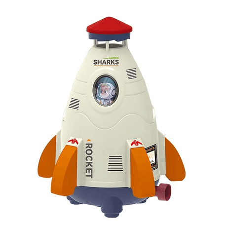 Wasserraketen-Sprinkler für Kinder | Spiel im Freien & Sommerspaß mit Druckwasser-Sprührakete