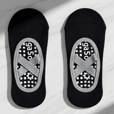 GripFlow - Rutschfeste Yoga- und Pilates-Socken mit atmungsaktivem Komfort & Stabiler Grip