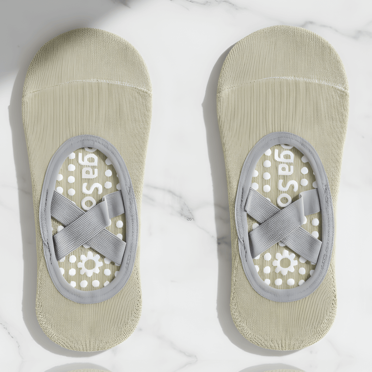 GripFlow - Rutschfeste Yoga- und Pilates-Socken mit atmungsaktivem Komfort & Stabiler Grip