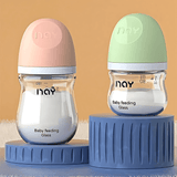 BabyFlow - Anti-Colic Glas-Babyflasche mit weichem Silikon-Sauger & Kontrolliertes Flow Design