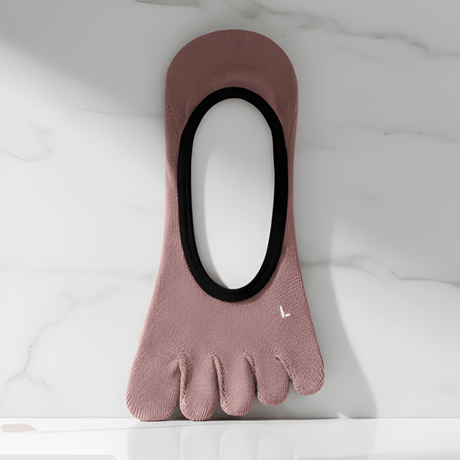 YogiGrip - Five Toe Yoga Socken mit Anti-Rutsch & Atmungsaktiver Komfort für Frauen