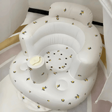 BabyNest – Aufblasbarer Babysitz aus PVC zum Füttern, Baden und Spielen