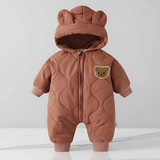 CuddleWear – Warmer Babyoverall mit Fleecefutter und leicht zu bedienendem Reißverschluss für Herbst und Winter