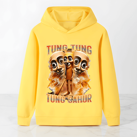 GiggleWear - Hoodie mit italienischen Mindrot-Figuren für Kinder & Erwachsene