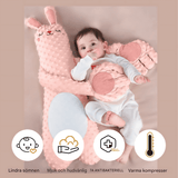 CuddleNest - Multifunktionale Baby-Schlafpuppe mit Sicherheit, Wärme, Musik und flatternden Fingern