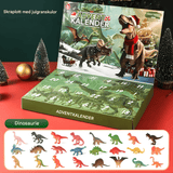 DinoBlaze - Weihnachtskalender mit Dinosauriern | 24 Überraschungen mit brillanten & klassischen Dinosauriern für Kinder