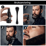 BeardForge – Bartwuchs-Set für Männer mit Rasierer, Serum, Desinfektionsspray und Kamm