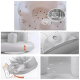 BabyNest – Aufblasbarer Babysitz aus PVC zum Füttern, Baden und Spielen