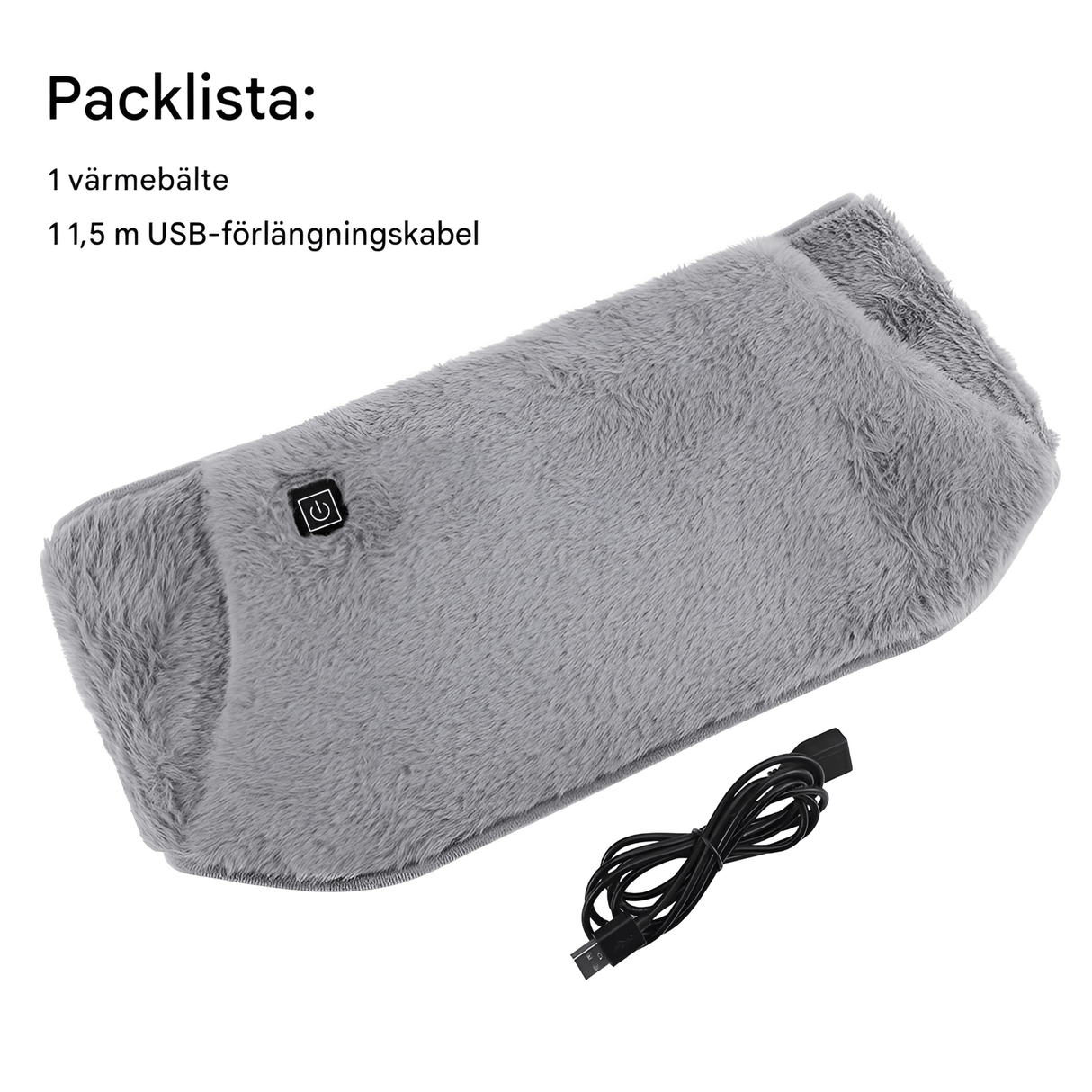 WarmEase - USB-Elektroheizgürtel für Hand- und Taillenwärme, Schmerzlinderung & Thermischer Komfort