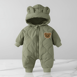 CuddleWear – Warmer Babyoverall mit Fleecefutter und leicht zu bedienendem Reißverschluss für Herbst und Winter