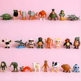 MiniFun - Italienische Mindrot-Figuren Set mit 24 verschiedenen Figuren