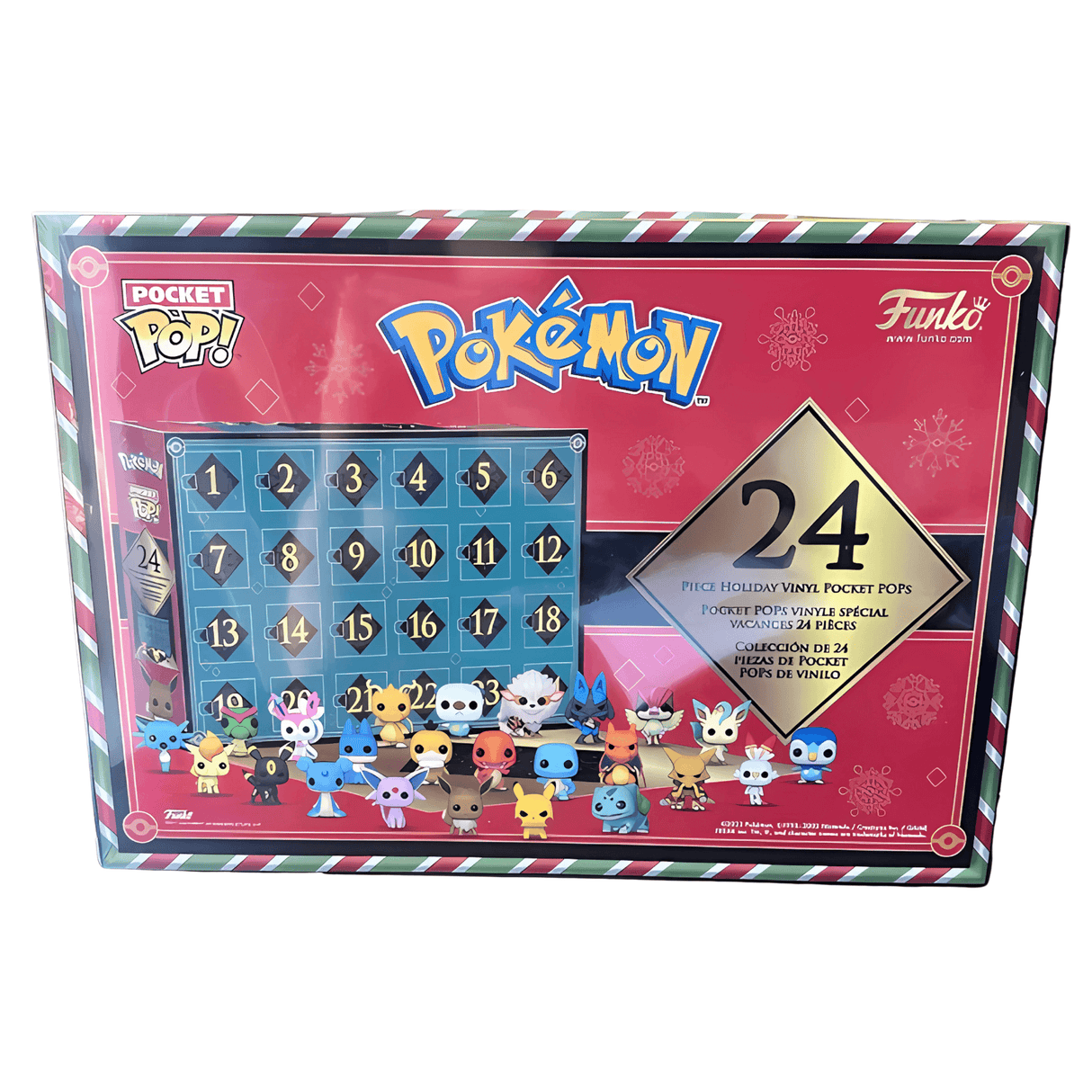 PokéMyst - Poke 24-Tage-Adventskalender mit Mystery Pocket Pops für Sammler und Kinder