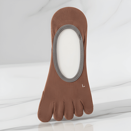 YogiGrip - Five Toe Yoga Socken mit Anti-Rutsch & Atmungsaktiver Komfort für Frauen
