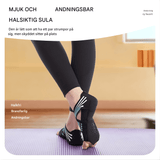 FlexStep - Rutschfeste Yoga-Socken mit atmungsaktivem Lycra & Extra Stabilität für Pilates, Tanz und Fitness