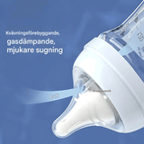 BabyFlow - Anti-Colic Glas-Babyflasche mit weichem Silikon-Sauger & Kontrolliertes Flow Design