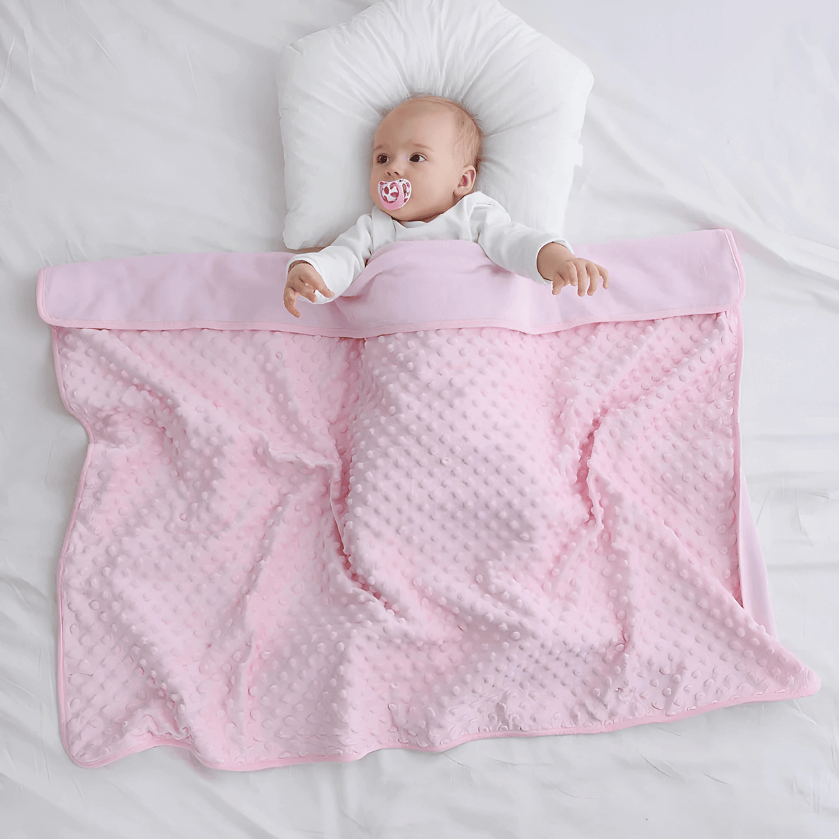 HushBlanket - Weiche und warme Fleece-Babydecke mit Thermoeffekt für Neugeborene und Kleinkinder