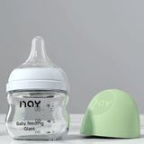 BabyFlow - Anti-Colic Glas-Babyflasche mit weichem Silikon-Sauger & Kontrolliertes Flow Design