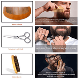 BeardMaster - 6-in-1-Bartpflege-Set für Männer mit Öl, Balsam, Kamm, Bürste & Schere