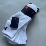 FlexWeave - 6er-Pack Unisex-Baumwoll-Sport-Socken für alle Jahreszeiten