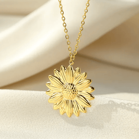Sonnenblume Halskette Schmuck