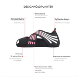 FlexStep - Rutschfeste Yoga-Socken mit atmungsaktivem Lycra & Extra Stabilität für Pilates, Tanz und Fitness