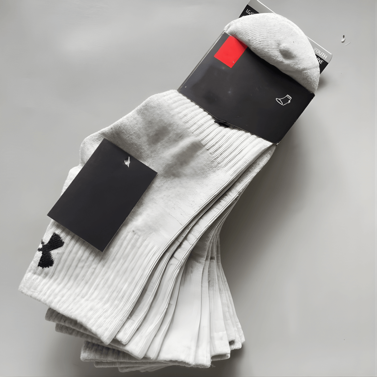 FlexWeave - 6er-Pack Unisex-Baumwoll-Sport-Socken für alle Jahreszeiten