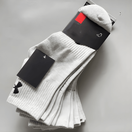 FlexWeave - 6er-Pack Unisex-Baumwoll-Sport-Socken für alle Jahreszeiten