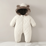 SnugCub - Baby Winteroverall mit Fleece-Futter, Kapuze & Warmer Komfort