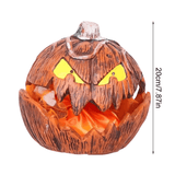 PumpkinFright - Animierter Halloween-Kürbis mit LED-Augen & Soundeffekte für Spukhäuser und Partydekoration