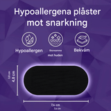 SilentSeal - Hautfreundliches Anti-Schnarch-Mundband & für die Nasenatmung im Schlaf und in Ruhe