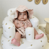 BabyNest – Aufblasbarer Babysitz aus PVC zum Füttern, Baden und Spielen