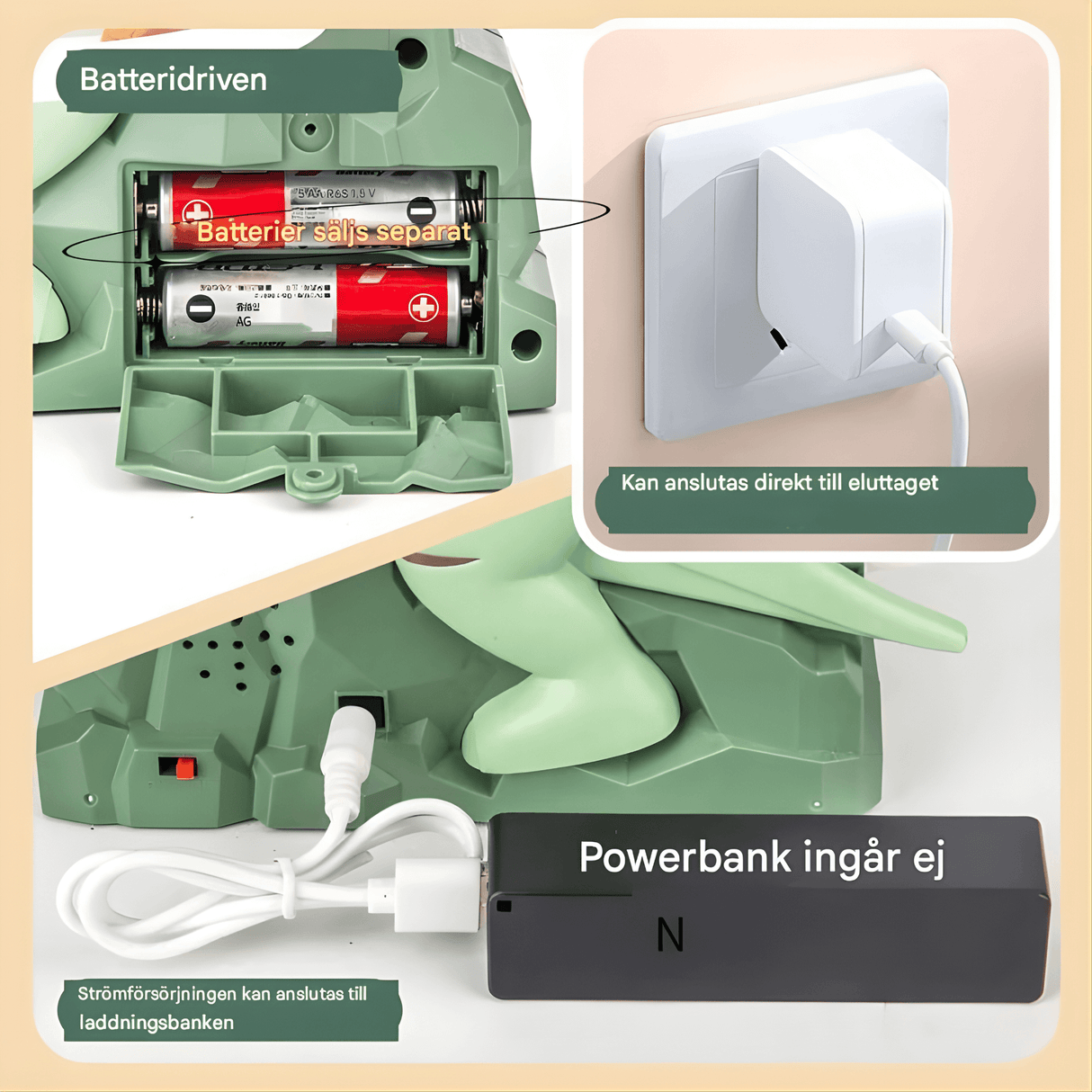 DinoQuest - Elektrische Dinosaurierrutsche mit automatischer Klettertreppe, Lichter & Musik für Kinder