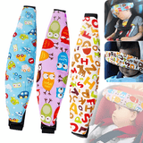 SafeNap – Kindersitzgurt & Schlafstütze mit Kopfband für Reisen und Ruhepausen