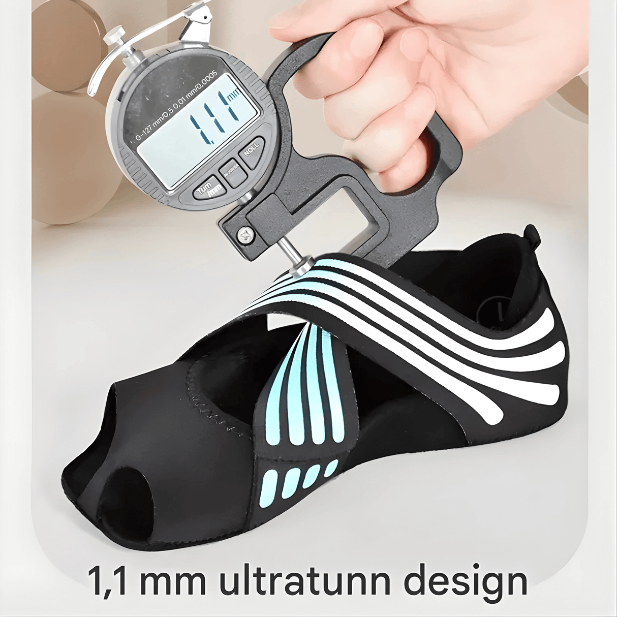 FlexStep - Rutschfeste Yoga-Socken mit atmungsaktivem Lycra & Extra Stabilität für Pilates, Tanz und Fitness