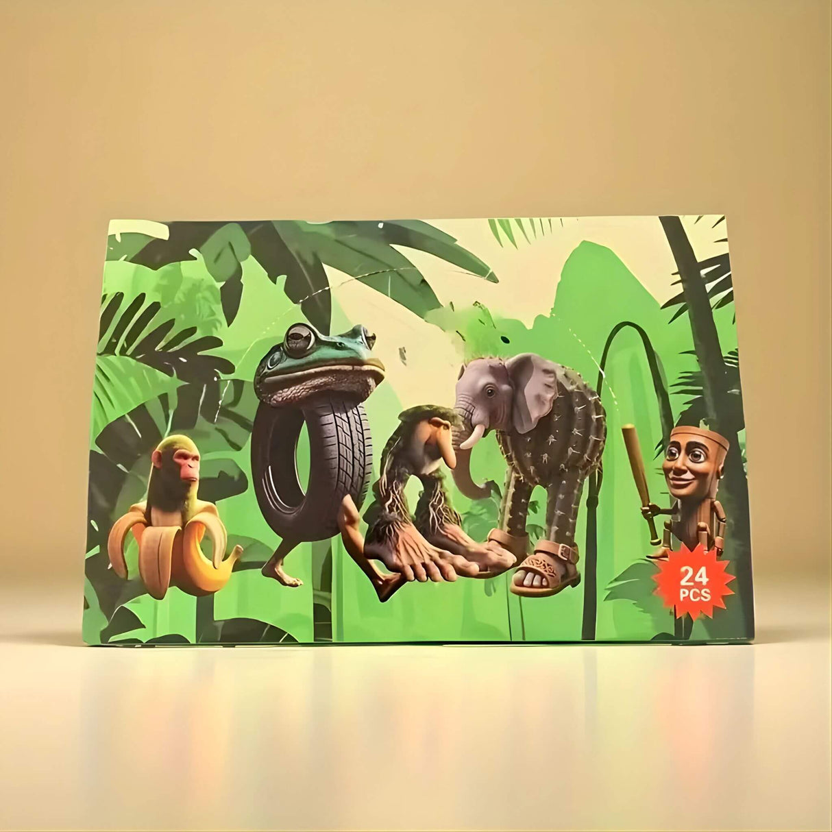 BlinkBox - 24 italienische Mindrot Blind Box Figuren & Schlüsselanhänger im Mystery Collector's Set