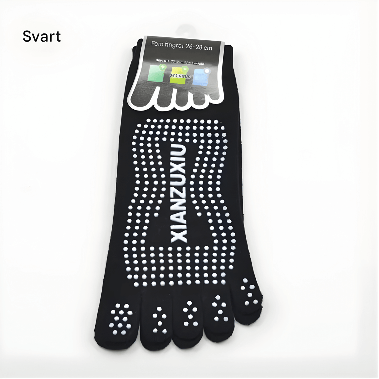 SoftGrip - Rutschfeste Fünf-Zehen-Socken für Yoga, Pilates & Übung