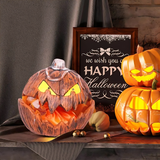 PumpkinFright - Animierter Halloween-Kürbis mit LED-Augen & Soundeffekte für Spukhäuser und Partydekoration