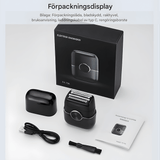 TrimPro - Tragbarer Elektrorasierer mit 4-Klingen-System & Waschbares Design für Körper und Gesicht