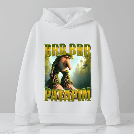 GiggleWear - Hoodie mit italienischen Mindrot-Figuren für Kinder & Erwachsene