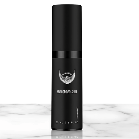 BeardForge - Bartwuchs-Set für Männer mit Roller, Serum, Desinfektionsspray & Kamm