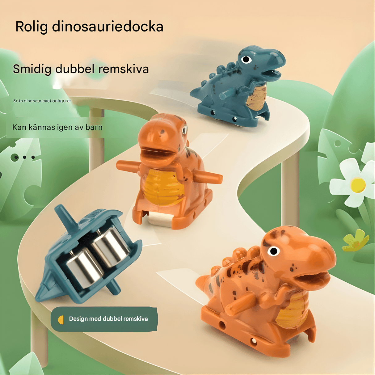 DinoQuest - Elektrische Dinosaurierrutsche mit automatischer Klettertreppe, Lichter & Musik für Kinder